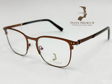 Cargar imagen en el visor de la galería, <div title='Genero UNISEX | Forma CUADRADO RECTANGULAR | Color CAFE | COMPLETO | 146mmANCHOTOTAL | 52mmANCHODELENTE | 42mmALTURADELENTE | 20mmPUENTE | ' > 107SP M.BROWN </div>