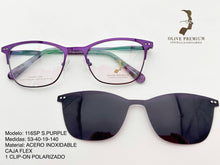 Cargar imagen en el visor de la galería, <div title='Genero MUJER | Forma GATO | Color MORADO | COMPLETO | 140mmANCHOTOTAL | 51mmANCHODELENTE | 39mmALTURADELENTE | 19mmPUENTE | 140MM LONGITUD' > 116SP S.PURPLE </div>