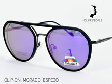 Cargar imagen en el visor de la galería, <div title='Genero UNISEX | Forma REDONDO | Color GRIS | COMPLETO | 138mmANCHOTOTAL | 53mmANCHODELENTE | 47mmALTURADELENTE | 17mmPUENTE | 140MM LONGIT' > CLIP-003 C4 </div>