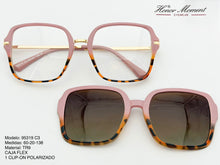 Cargar imagen en el visor de la galería, <div title='Genero UNISEX | Forma CUADRADO | Color MARRON | COMPLETO | 142mmANCHOTOTAL | 52mmANCHODELENTE | 49mmALTURADELENTE | 20mmPUENTE | 138mmLONGITUDDEVAR' > 95319 C3 </div>