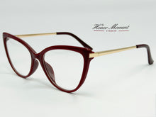 Cargar imagen en el visor de la galería, <div title='Genero MUJER | Forma GATO | Color DORADO ROJO | COMPLETO | 136mmANCHOTOTAL | 53mmANCHODELENTE | 42mmALTURADELENTE | 18mmPUENTE | 143mmLONGITUDDEVARI' > 95658 C7 </div>