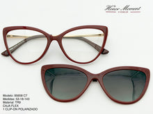 Cargar imagen en el visor de la galería, <div title='Genero MUJER | Forma GATO | Color DORADO ROJO | COMPLETO | 136mmANCHOTOTAL | 53mmANCHODELENTE | 42mmALTURADELENTE | 18mmPUENTE | 143mmLONGITUDDEVARI' > 95658 C7 </div>