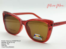 Cargar imagen en el visor de la galería, <div title='Genero CLIP-ON | Forma MUJER GATO | Color ROJO | | COMPLETOmmANCHOTOTAL | 141mmANCHODELENTE | 54mmALTURADELENTE | 16mmPUENTE | 142mmLONGITUDDEVARIL' > Missmoe-A002SP ROJO </div>