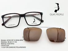 Cargar imagen en el visor de la galería, <div title='Genero UNISEX | Forma CUADRADO RECTANGULAR | Color CAFE | TIPO DE LENTE COMPLETO | 141mmANCHOTOTAL | 55mmANCHODELENTE | 41mmALTURADELENTE | ' > AC001SP D.DEMI-BRN </div>