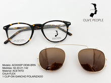 Cargar imagen en el visor de la galería, <div title='Genero UNISEX | Forma REDONDO | Color CAREY | TIPO DE LENTE COMPLETO | 135mmANCHOTOTAL | 48mmANCHODELENTE | 40mmALTURADELENTE | 21mmPUENTE' > AC003SP D.DEMI-BRN </div>