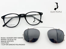 Cargar imagen en el visor de la galería, <div title='Genero UNISEX | Forma REDONDO | Color AZUL NEGRO | TIPO DE LENTE COMPLETO | 135mmANCHOTOTAL | 48mmANCHODELENTE | 40mmALTURADELENTE | 21mm PU' > AC003SP GREY-SMOKE </div>