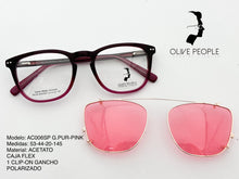 Cargar imagen en el visor de la galería, <div title='Genero UNISEX | Forma CUADRADO RECTANGULAR | Color ROSA | TIPO DE LENTE COMPLETO | 143mmANCHOTOTAL | 51mmANCHODELENTE | 43mmALTURADELENTE | ' > AC006SP G.PUR-PINK </div>