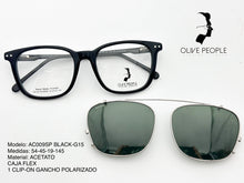 Cargar imagen en el visor de la galería, <div title='Genero UNISEX | Forma CUADRADO | Color NEGRO | TIPO DE LENTE COMPLETO | 149mmANCHOTOTAL | 52mmANCHODELENTE | 45mmALTURADELENTE | 19mm PUENT' > AC009SP BLACK-G15 </div>