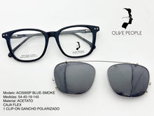 Cargar imagen en el visor de la galería, <div title='Genero UNISEX | Forma CUADRADO | Color AZUL | TIPO DE LENTE COMPLETO | 149mmANCHOTOTAL | 52mmANCHODELENTE | 45mmALTURADELENTE | 19mmPUENTE' > AC009SP BLUE-SMOKE </div>