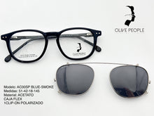Cargar imagen en el visor de la galería, <div title='Genero UNISEX | Forma CUADRADO REDONDO | Color AZUL | TIPO DE LENTE COMPLETO | 142mmANCHOTOTAL | 49mmANCHODELENTE | 41mmALTURADELENTE | 18mm' > AC010SP BLUE-SMOKE </div>