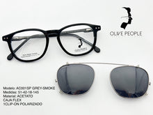 Cargar imagen en el visor de la galería, <div title='Genero UNISEX | Forma CUADRADO REDONDO | Color AZUL CAREY NEGRO | TIPO DE LENTE COMPLETO | 142mmANCHOTOTAL | 49mmANCHODELENTE | 41mm ALTURA DE LE' > AC010SP GREY-SMOKE </div>