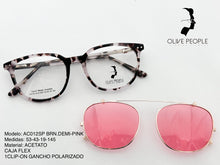 Cargar imagen en el visor de la galería, <div title='Genero UNISEX | Forma CUADRADO REDONDO | Color CAREY ROSA | TIPO DE LENTE COMPLETO | 141mmANCHOTOTAL | 51mmANCHODELENTE | 42mmALTURADELENTE |' > AC012SP BRN DEMI-PINK </div>