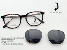 Cargar imagen en el visor de la galería, <div title='Genero UNISEX | Forma CUADRADO REDONDO | Color CAFÉ CAREY | TIPO DE LENTE COMPLETO | 141mmANCHOTOTAL | 51mmANCHODELENTE | 42mmALTURADELENTE |' > AC012SP TINT DEMI-SMOKE </div>