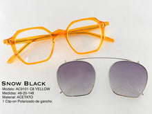 Cargar imagen en el visor de la galería, <div title='Genero UNISEX | Forma CUADRADO RECTANGULAR | Color AMARILLO | COMPLETO | 142mmANCHOTOTAL | 46mmANCHODELENTE | 42mmALTURADELENTE | 20mm PUENT' > AC9101 C8 YELLOW </div>