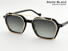 Cargar imagen en el visor de la galería, <div title='Genero UNISEX | Forma CUADRADO RECTANGULAR | Color NEGRO | COMPLETO | 136mmANCHOTOTAL | 49mmANCHODELENTE | 39mmALTURADELENTE | 18mmPUENTE |' > AC9102 C1 BLACK </div>