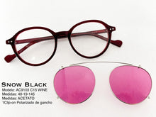 Cargar imagen en el visor de la galería, <div title='Genero UNISEX | Forma REDONDO | Color VINO | COMPLETO | 137mmANCHOTOTAL | 46mmANCHODELENTE | 42mmALTURADELENTE | 19mmPUENTE | 145MM LONGIT' > AC9103 C15 WINE </div>