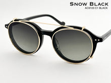 Cargar imagen en el visor de la galería, <div title='Genero UNISEX | Forma REDONDO | Color NEGRO | COMPLETO | 137mmANCHOTOTAL | 46mmANCHODELENTE | 42mmALTURADELENTE | 19mmPUENTE | 145MM LONGI' > AC9103 C1 BLACK </div>