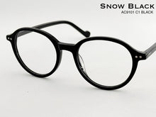 Cargar imagen en el visor de la galería, <div title='Genero UNISEX | Forma REDONDO | Color NEGRO | COMPLETO | 137mmANCHOTOTAL | 46mmANCHODELENTE | 42mmALTURADELENTE | 19mmPUENTE | 145MM LONGI' > AC9103 C1 BLACK </div>