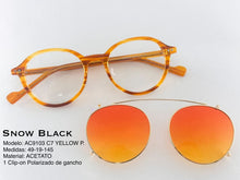 Cargar imagen en el visor de la galería, <div title='Genero UNISEX | Forma REDONDO | Color NARANJA | COMPLETO | 137mmANCHOTOTAL | 46mmANCHODELENTE | 42mmALTURADELENTE | 19mmPUENTE | 145MM LON' > AC9103 C7 YELLOW P. </div>