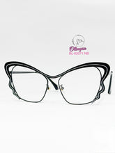 Cargar imagen en el visor de la galería, <div title='Genero | Forma MUJER GATO | Color BLANCO NEGRO | | COMPLETOmmANCHOTOTAL | 147mmANCHODELENTE | 53mmALTURADELENTE | 16mmPUENTE | 141mmLONGITUDDEVARIL' > BL-62071 NB </div>