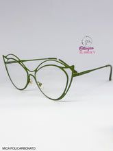 Cargar imagen en el visor de la galería, <div title='Genero MUJER | Forma GATO | Color VERDE | COMPLETO | 146mmANCHOTOTAL | 54mmANCHODELENTE | 45mmALTURADELENTE | 20mmPUENTE | 140mmLONGITUDDEVARILLA |' > BL-66038 V </div>