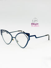 Cargar imagen en el visor de la galería, <div title='Genero | Forma MUJER GATO | Color AZUL | | COMPLETOmmANCHOTOTAL | 143mmANCHODELENTE | 54mmALTURADELENTE | 20mmPUENTE | 141mmLONGITUDDEVARILLA | 55' > BL-66039 A </div>
