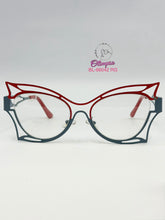 Cargar imagen en el visor de la galería, <div title='Genero MUJER | Forma GATO | Color GRIS ROSA | COMPLETO | 142mmANCHOTOTAL | 52mmANCHODELENTE | 42mmALTURADELENTE | 19mmPUENTE | 140mmLONGITUDDEVARILL' > BL-66042 RG </div>