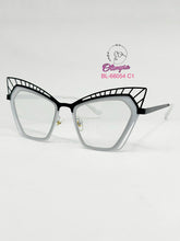Cargar imagen en el visor de la galería, <div title='Genero MUJER | Forma GATO | Color BLANCO NEGRO | COMPLETO | 146mmANCHOTOTAL | 51mmANCHODELENTE | 41mmALTURADELENTE | 17mmPUENTE | 140mmLONGITUDDEVAR' > BL-66054 C1 </div>