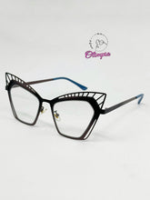 Cargar imagen en el visor de la galería, <div title='Genero MUJER | Forma GATO | Color NEGRO | COMPLETO | 146mmANCHOTOTAL | 51mmANCHODELENTE | 41mmALTURADELENTE | 17mmPUENTE | 140mmLONGITUDDEVARILLA |' > BL-66054 C3 </div>