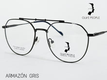 Cargar imagen en el visor de la galería, <div title='Genero UNISEX | Forma REDONDO | Color GRIS | COMPLETO | 138mmANCHOTOTAL | 53mmANCHODELENTE | 47mmALTURADELENTE | 17mmPUENTE | 140MM LONGIT' > CLIP-003 C4 </div>