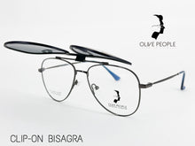 Cargar imagen en el visor de la galería, <div title='Genero UNISEX | Forma AVIADOR | Color GRIS | COMPLETO | 140mmANCHOTOTAL | 54mmANCHODELENTE | 46mmALTURADELENTE | 16mmPUENTE | 140MM LONGIT' > CLIP-004 C4 </div>