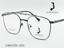 Cargar imagen en el visor de la galería, <div title='Genero UNISEX | Forma CUADRADO | Color GRIS | COMPLETO | 141mmANCHOTOTAL | 54mmANCHODELENTE | 48mmALTURADELENTE | 19mmPUENTE | 140MM LONGI' > CLIP-005 C4 </div>