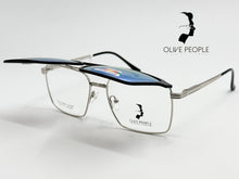 Cargar imagen en el visor de la galería, <div title='Genero UNISEX | Forma RECTANGULAR | Color PLATA | COMPLETO | 144mmANCHOTOTAL | 55mmANCHODELENTE | 43mmALTURADELENTE | 17mmPUENTE | 140MM L' > CLIP-006 C3 </div>