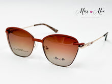 Cargar imagen en el visor de la galería, <div title='Genero MUJER | Forma GATO | Color CAFE | COMPLETO | 137mmANCHOTOTAL | 53mmANCHODELENTE | 43mmALTURADELENTE | 16mmPUENTE | 140mmLONGITUDDEVARILLA | ' > CLPON-008 BROWN </div>