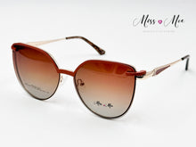 Cargar imagen en el visor de la galería, <div title='Genero MUJER | Forma GATO | Color CAFE | COMPLETO | 138mmANCHOTOTAL | 53mmANCHODELENTE | 49mmALTURADELENTE | 16mmPUENTE | 145mmLONGITUDDEVARILLA | ' > CLPON-009 BROWN </div>