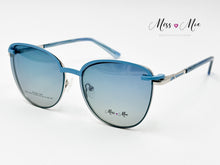 Cargar imagen en el visor de la galería, <div title='Genero MUJER | Forma GATO | Color AZUL | COMPLETO | 137mmANCHOTOTAL | 53mmANCHODELENTE | 47mmALTURADELENTE | 17mmPUENTE | 140mmLONGITUDDEVARILLA | ' > CLPON-010 BLUE </div>