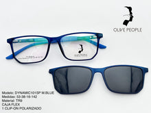 Cargar imagen en el visor de la galería, <div title='Genero UNISEX | Forma RECTANGULAR | Color AZUL | COMPLETO | 138mmANCHOTOTAL | 52mmANCHODELENTE | 37mmALTURADELENTE | 16mmPUENTE | 142MM LO' > DYNAMIC101SP M.BLUE </div>