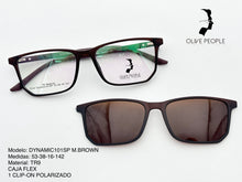 Cargar imagen en el visor de la galería, <div title='Genero UNISEX | Forma RECTANGULAR | Color CAFE | COMPLETO | 138mmANCHOTOTAL | 52mmANCHODELENTE | 37mmALTURADELENTE | 16mmPUENTE | 142MM LO' > DYNAMIC101SP M.BROWN </div>