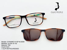 Cargar imagen en el visor de la galería, <div title='Genero UNISEX | Forma RECTANGULAR | Color CAREY | COMPLETO | 138mmANCHOTOTAL | 52mmANCHODELENTE | 37mmALTURADELENTE | 16mmPUENTE | 142MM L' > DYNAMIC101SP M.DEMI </div>