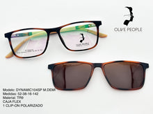 Cargar imagen en el visor de la galería, <div title='Genero UNISEX | Forma CUADRADO RECTANGULAR | Color CAREY | COMPLETO | 135mmANCHOTOTAL | 51mmANCHODELENTE | 37mmALTURADELENTE | 16mmPUENTE |' > DYNAMIC104SP M.DEMI </div>