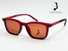 Cargar imagen en el visor de la galería, <div title='Genero UNISEX | Forma CUADRADO RECTANGULAR | Color ROJO | COMPLETO | 134mmANCHOTOTAL | 50mmANCHODELENTE | 32mmALTURADELENTE | 16mmPUENTE | ' > DYNAMIC106SP M.BURGUNDY </div>