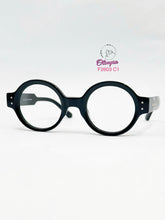 Cargar imagen en el visor de la galería, <div title='UNISEX | REDONDO | | ACETATO | NEGRO | | Tipo Lente COMPLETO' > F2603 C1 </div>