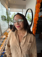 Cargar imagen en el visor de la galería, <div title='UNISEX | REDONDO | | ACETATO | VERDE | | Tipo Lente COMPLETO' > F2603 C5 </div>