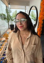 Cargar imagen en el visor de la galería, <div title='UNISEX | REDONDO | | ACETATO | VERDE | | Tipo Lente COMPLETO' > F2603 C5 </div>