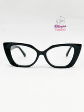 Cargar imagen en el visor de la galería, <div title='MUJER | GATO RECTANGULAR | RECTANGULAR | ACETATO | NEGRO | | Tipo Lente COMPLETO' > F2609 C1 </div>