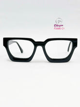 Cargar imagen en el visor de la galería, <div title='UNISEX | CUADRADO | RECTANGULAR | ACETATO | NEGRO | | Tipo Lente COMPLETO' > F2686 C1 </div>