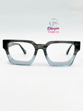 Cargar imagen en el visor de la galería, <div title='UNISEX | CUADRADO | RECTANGULAR | ACETATO | AZUL | GRIS | Tipo Lente COMPLETO' > F2686 C5 </div>