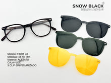 Cargar imagen en el visor de la galería, <div title='Genero UNISEX | Forma REDONDO | Color CAFE | COMPLETO | 129mmANCHOTOTAL | 47mmANCHODELENTE | 41mmALTURADELENTE | 19mmPUENTE | 142MM LONGIT' > F3008 C2 </div>