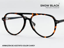 Cargar imagen en el visor de la galería, <div title='Genero UNISEX | Forma GATO | Color CAREY | COMPLETO | 140mmANCHOTOTAL | 53mmANCHODELENTE | 47mmALTURADELENTE | 18mmPUENTE | 148MM LONGITUD' > F3010 C3 </div>