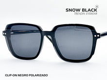 Cargar imagen en el visor de la galería, <div title='Genero UNISEX | Forma CUADRADO | Color NEGRO | COMPLETO | 134mmANCHOTOTAL | 49mmANCHODELENTE | 43mmALTURADELENTE | 17mmPUENTE | 145MM LONG' > F3023 C1 </div>